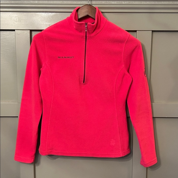 Mammut Yampa Half Zip Pullover Fleece Jacket Tecnopile Pink Womens Size Small - Picture 3 of 10